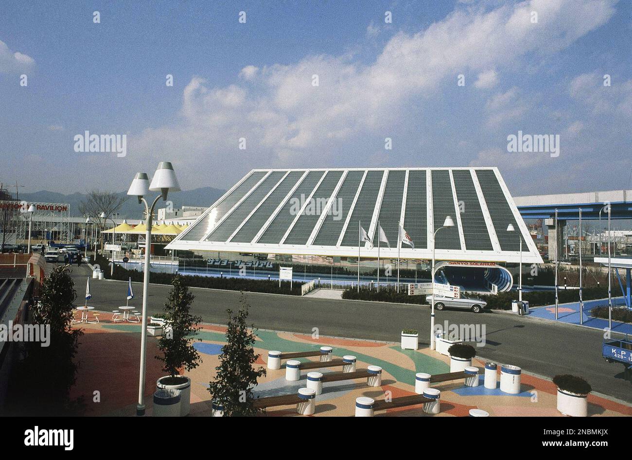 Various pavilions are ready for the March 19 opening of the Port 