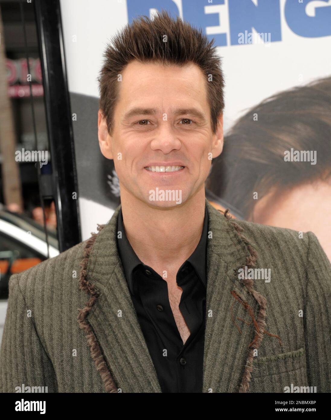 Actor Jim Carrey arrives at the premiere of the feature film