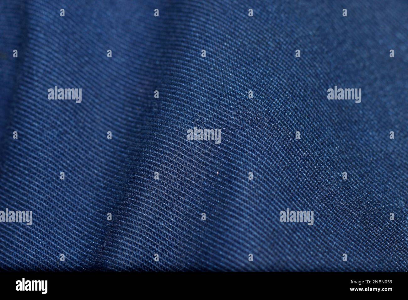 Dark blue velvet fabric hi-res stock photography and images - Alamy