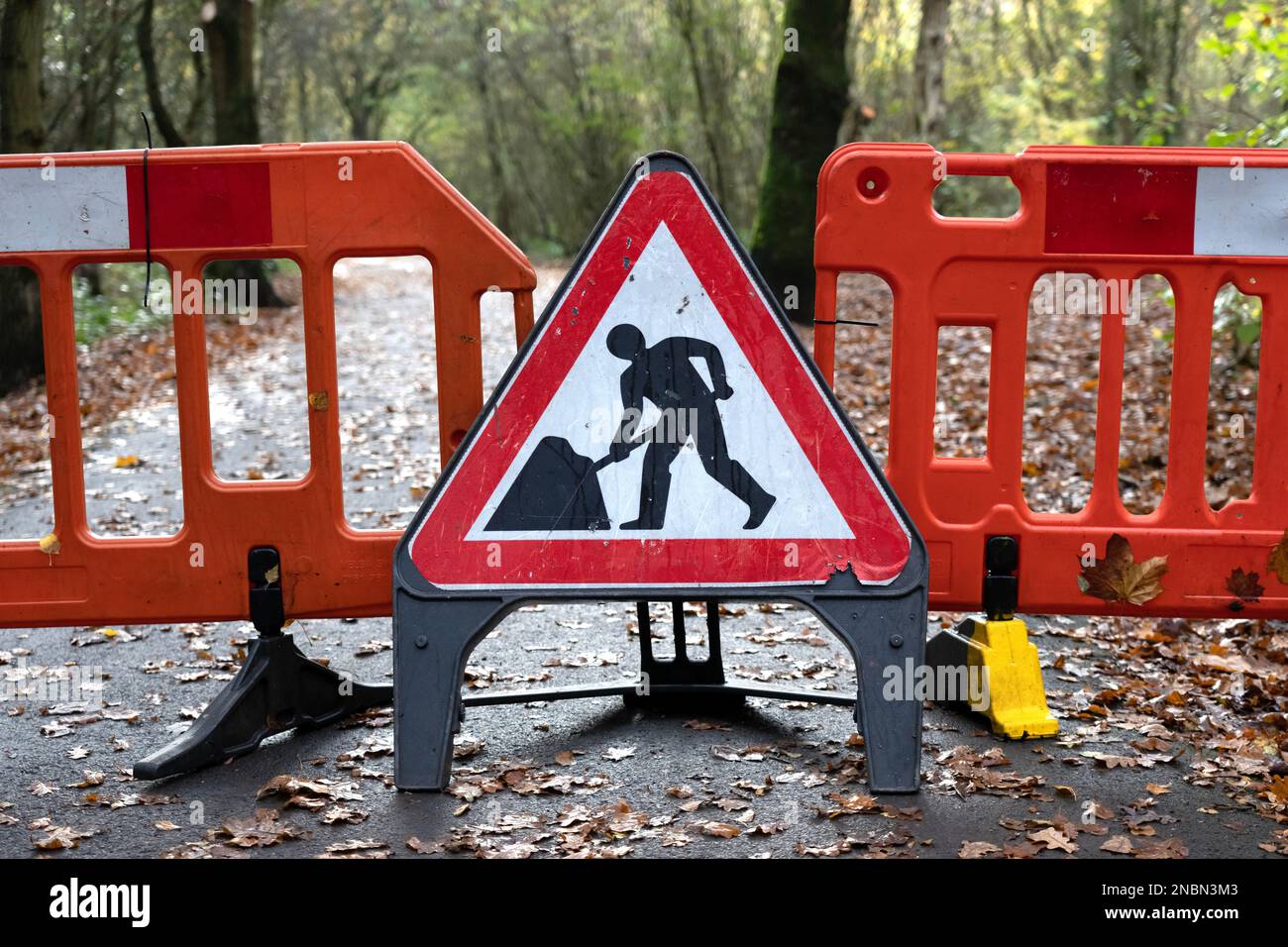 Men at work sign stock photo alamy