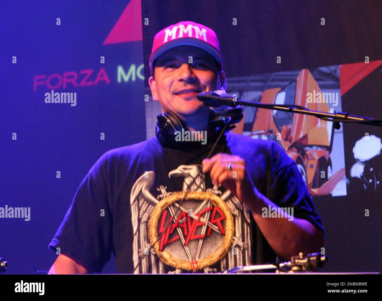 Mix Master Mike performs at the Xbox 360 Forza Motorsport 4 event 