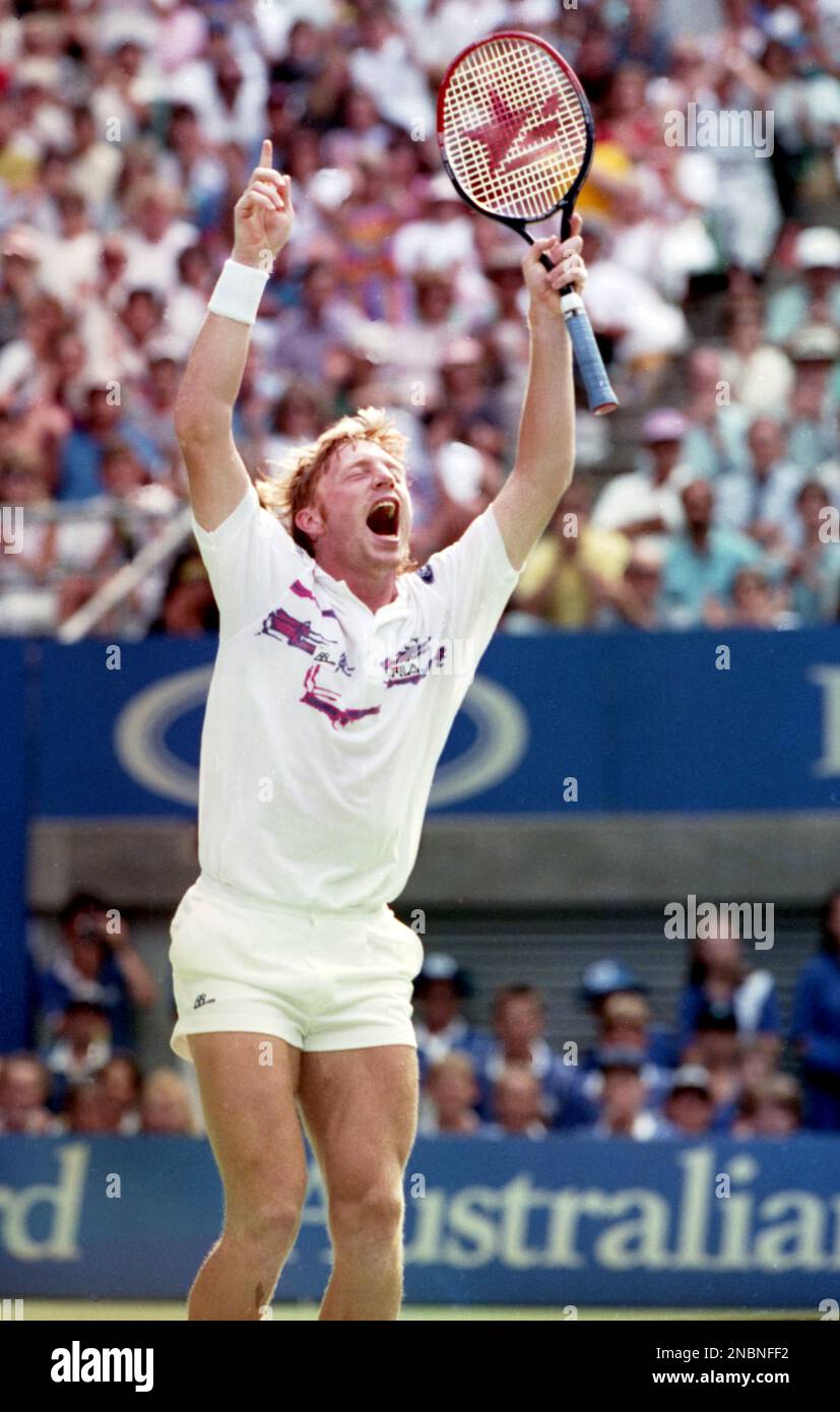 Australian Open Tennis Championships 1991 Boris Becker wins the Men's