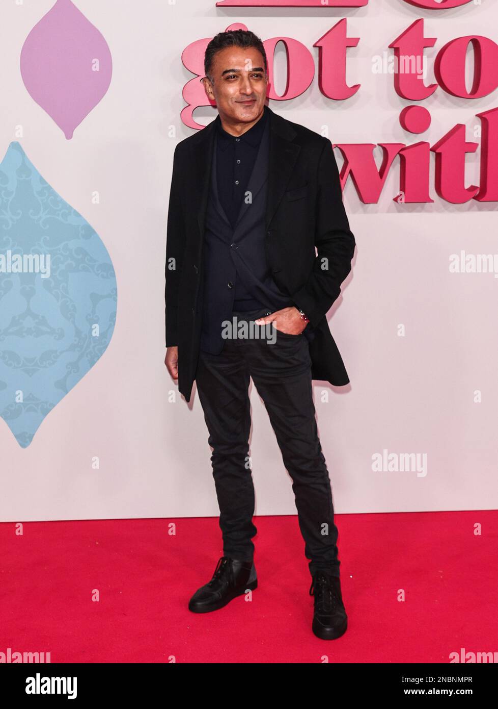 London, UK. 13th Feb, 2023. Adil Ray attends the UK Premiere of "What's