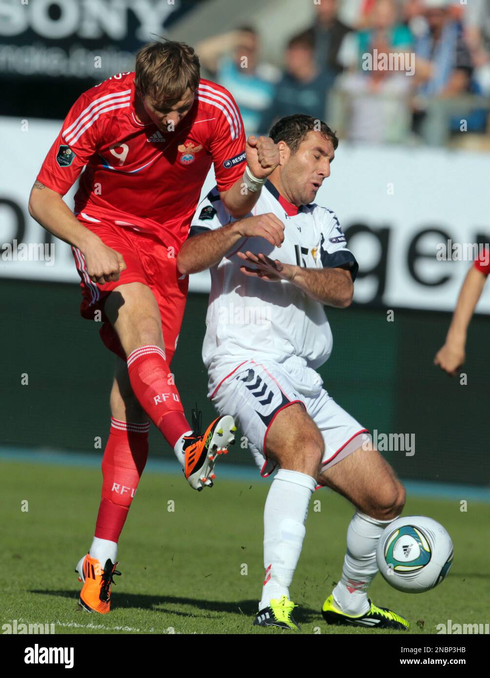 ROMAN PAVLYUCHENKO RUSSIA & SPARTAK MOSCOW EM STADION SALZBURG AUSTRIA 14  June 2008 Stock Photo - Alamy