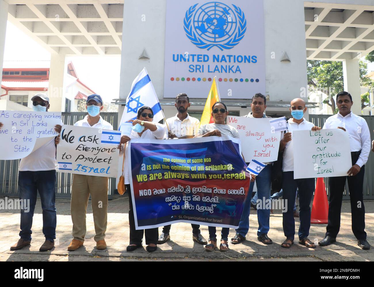 Colombo, Western Province, Sri Lanka. 14th Feb, 2023. A group of Sri