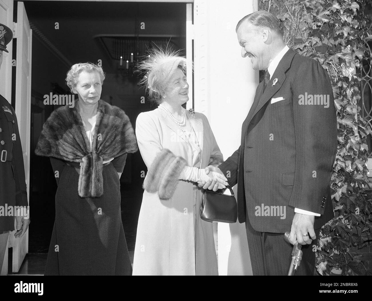 Gov. Theodore McKeldin of Maryland, greets Britain’s Queen Mother ...