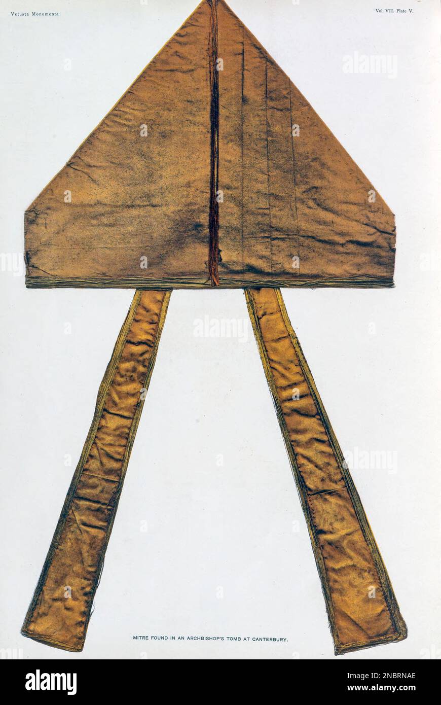 Mitre (A liturgical headdress worn by on formal occasions