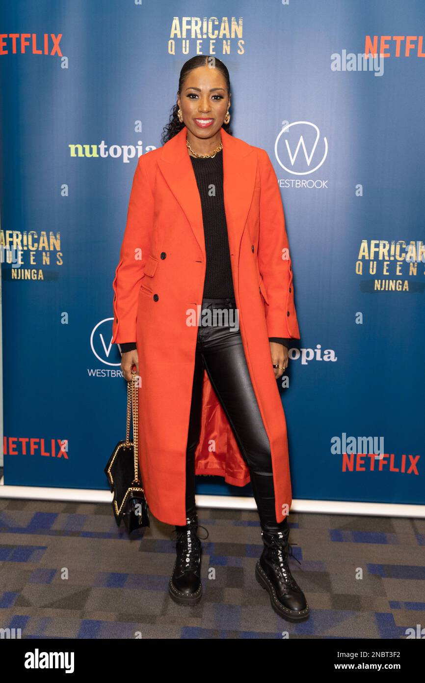 Leah Charles-King arrives at the Netflix UK Screening of African