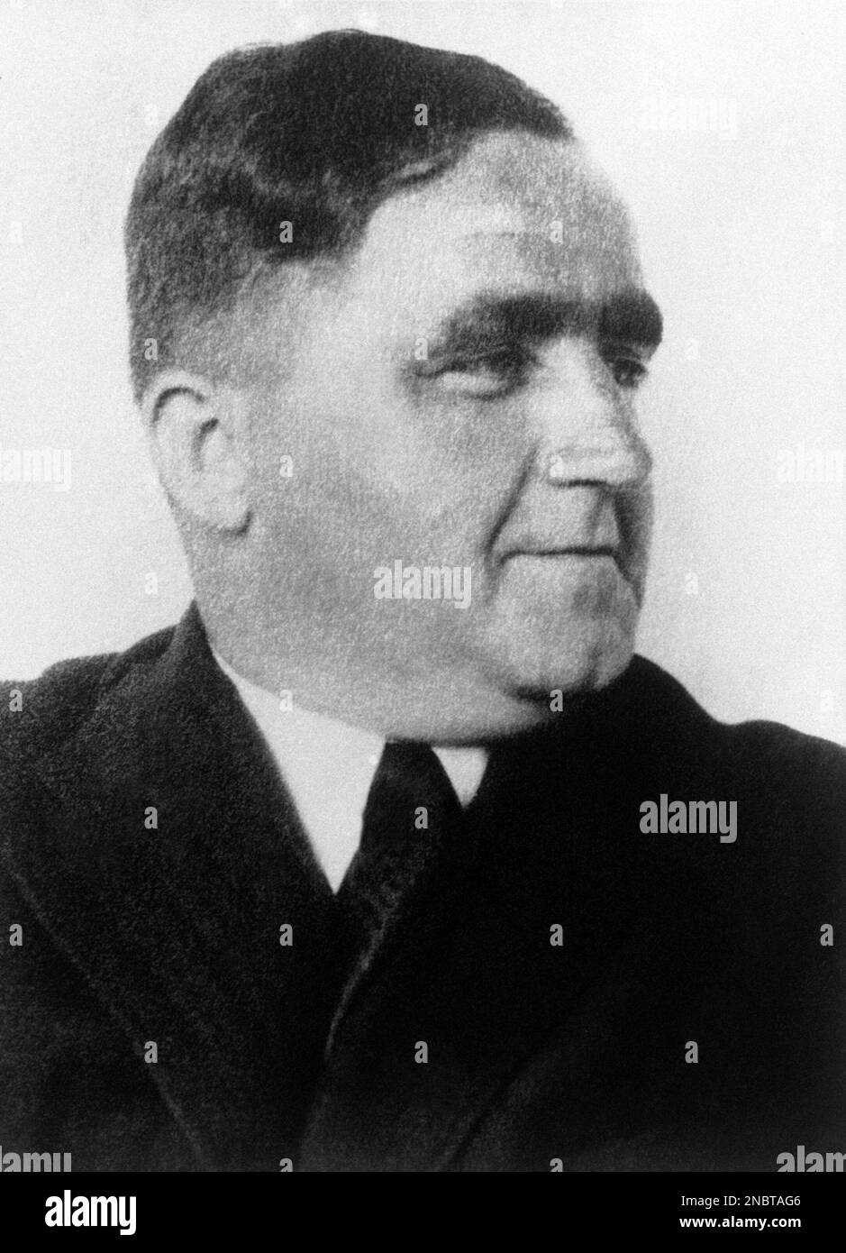 Rudolph Wiesner, leader of German Nazis within the Polish border, who ...