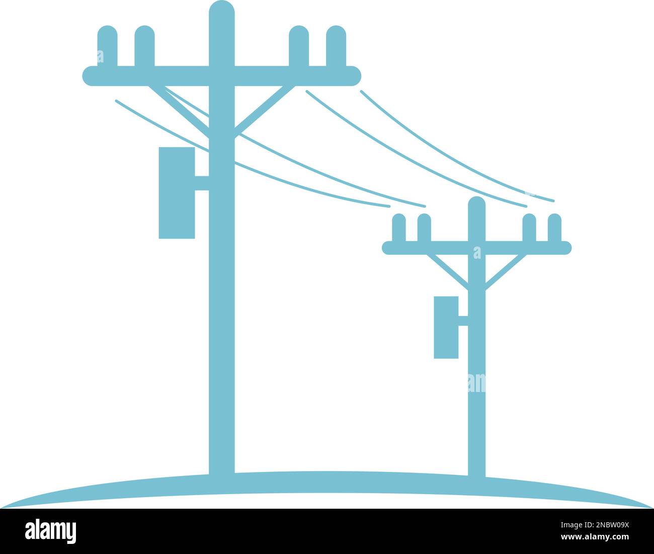 Electric pole icon design illustration Stock Vector Image & Art Alamy