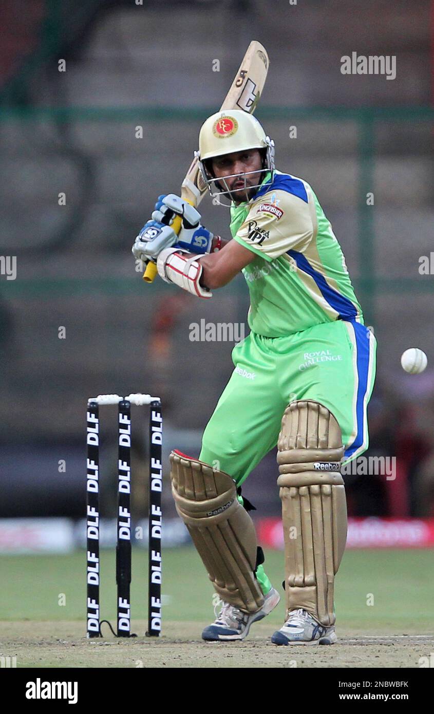 Royal Challengers Bangalore's Tillakaratne Dilshan bats during an