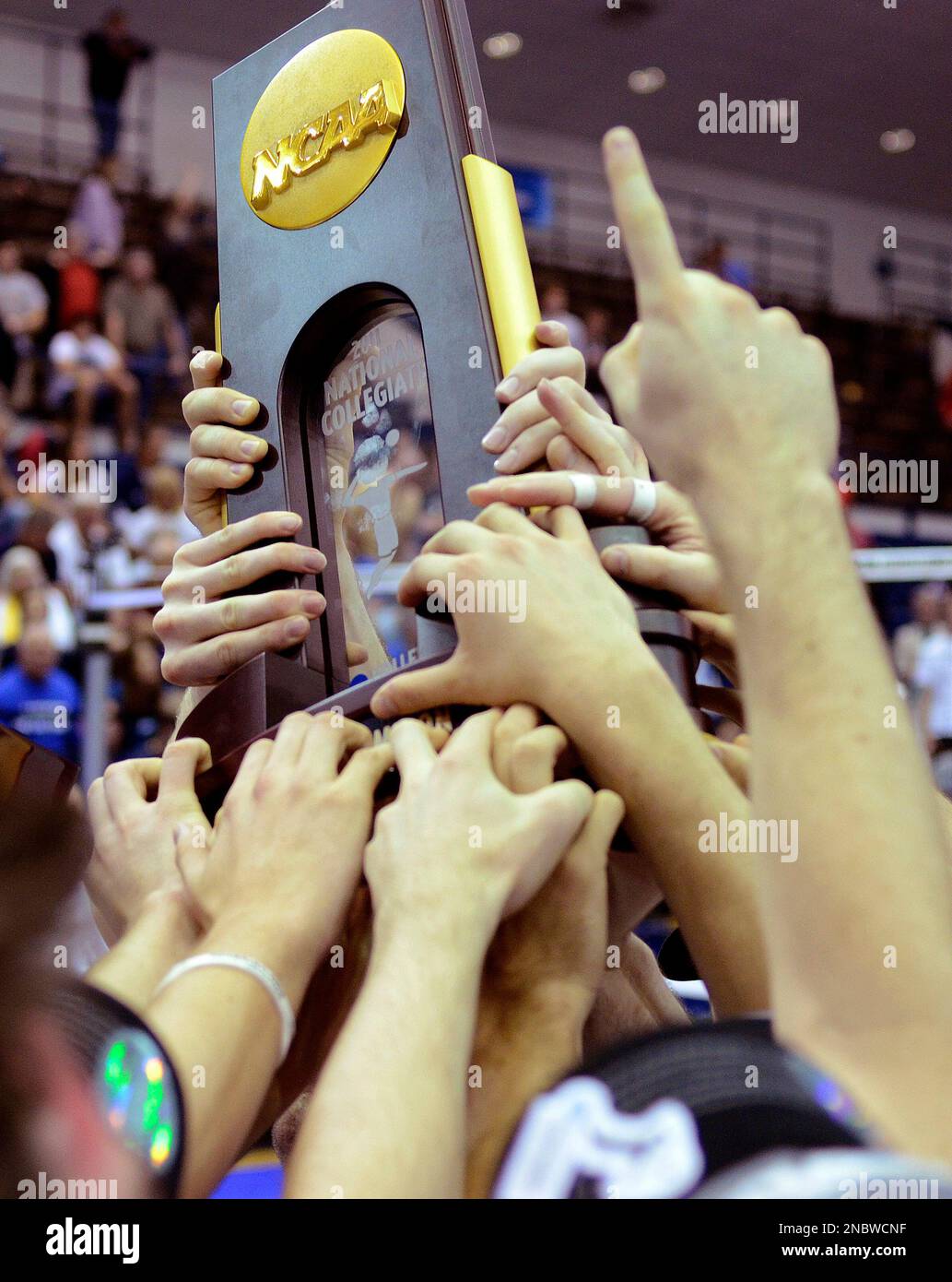 Ohio State Claims The Championship Trophy In The Ncaa Mens Volleyball Championship In State