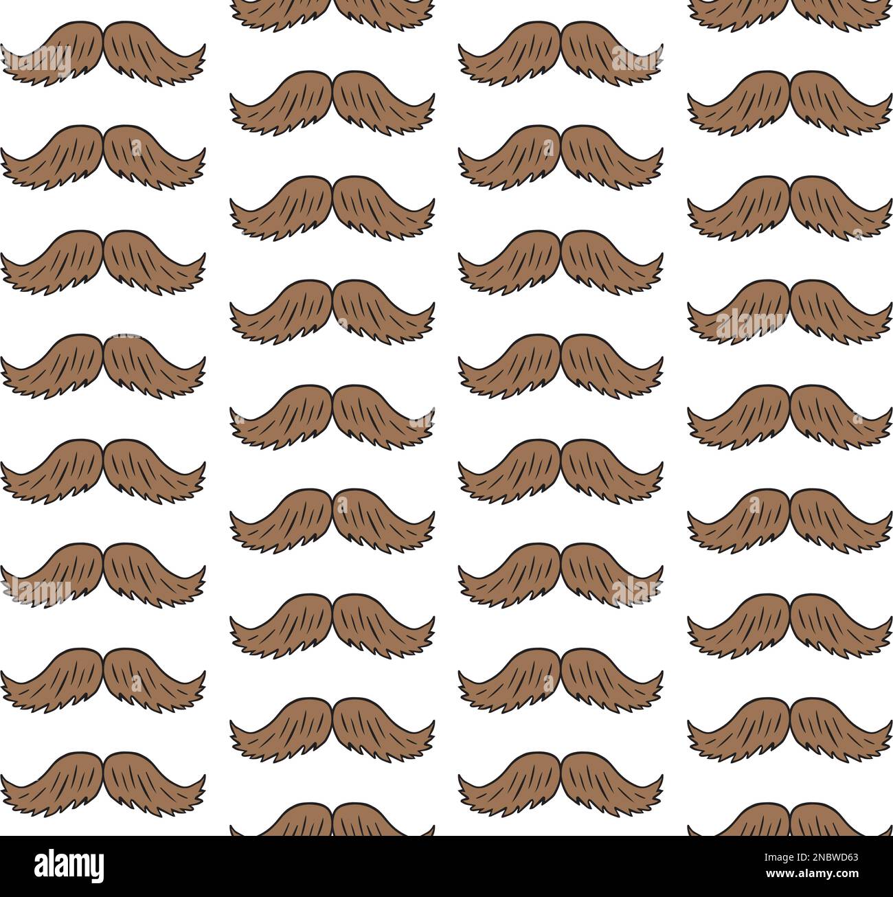 Vector seamless pattern of colored mustache Stock Vector Image & Art ...