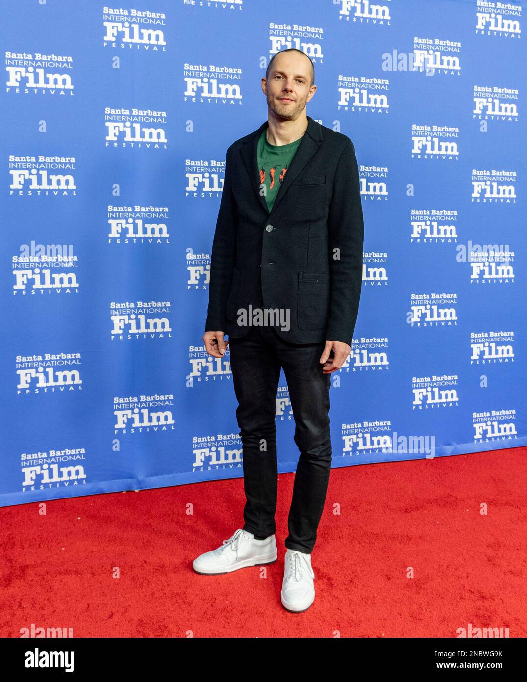 Markus Stemler – Sound Designer (All Quiet on the Western Front) arrives at the 2023 Santa Barbara International Film Festival red carpet event in receiving the Variety Artisans Award at the Arlington Theatre on February 13, 2023 in Santa Barbara, CA. (Photo by Rod Rolle/Sipa USA) Stock Photo