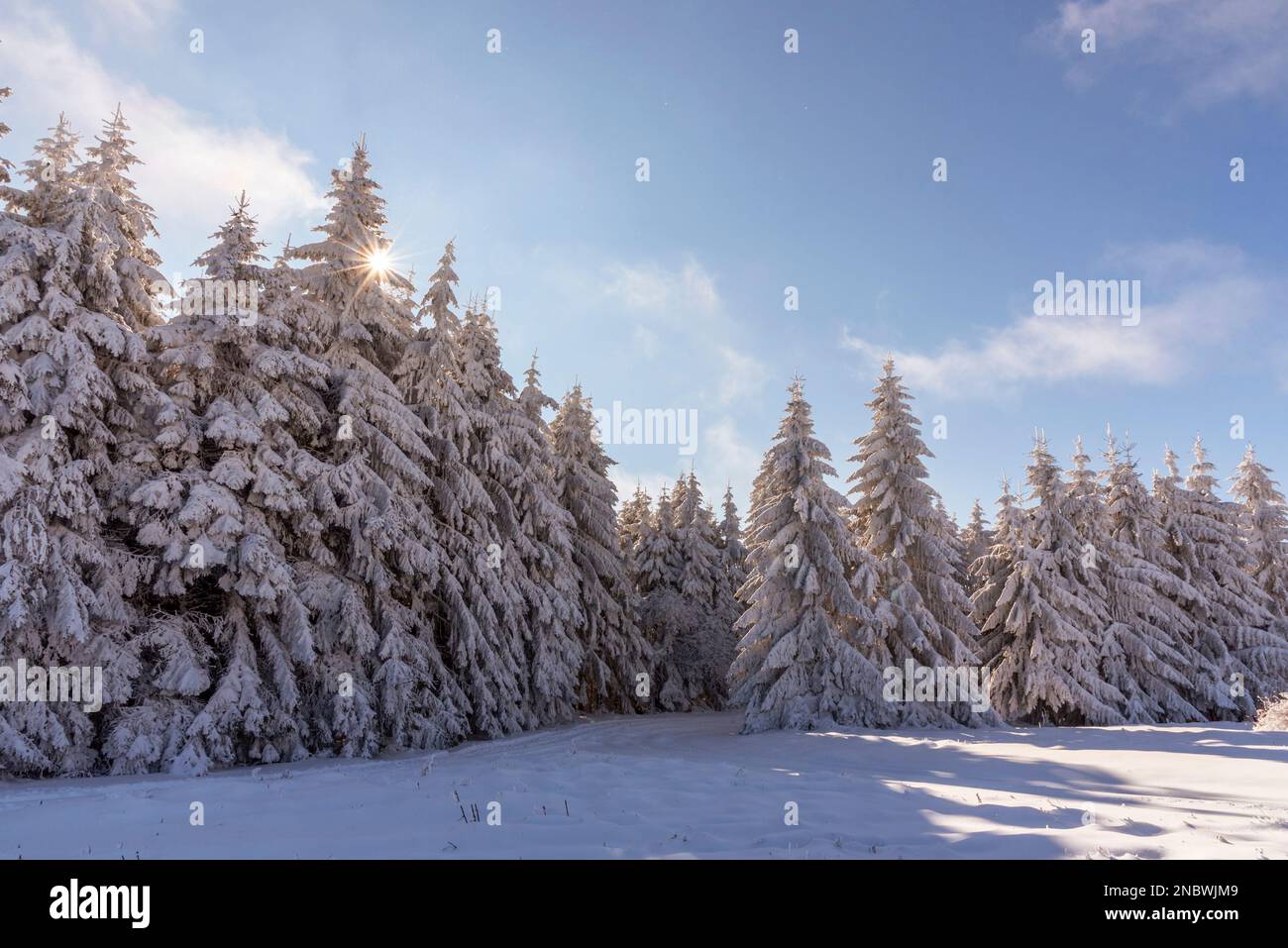 Winter landscape of Bulgarian mountains Stock Photo - Alamy