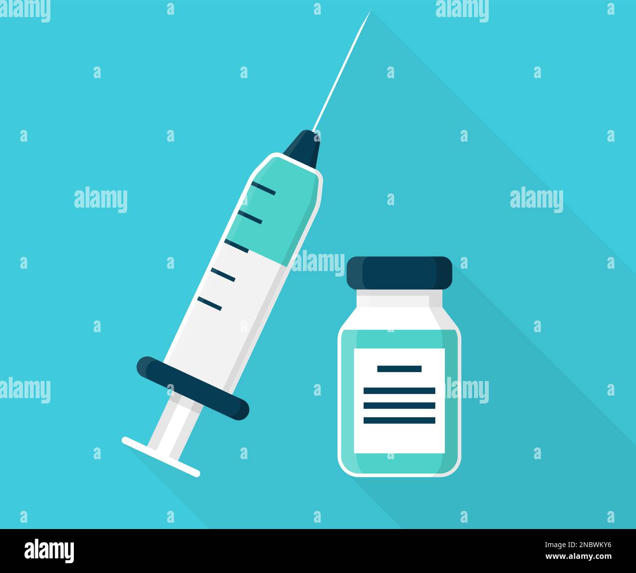 Vintage syringe Stock Vector Images Alamy