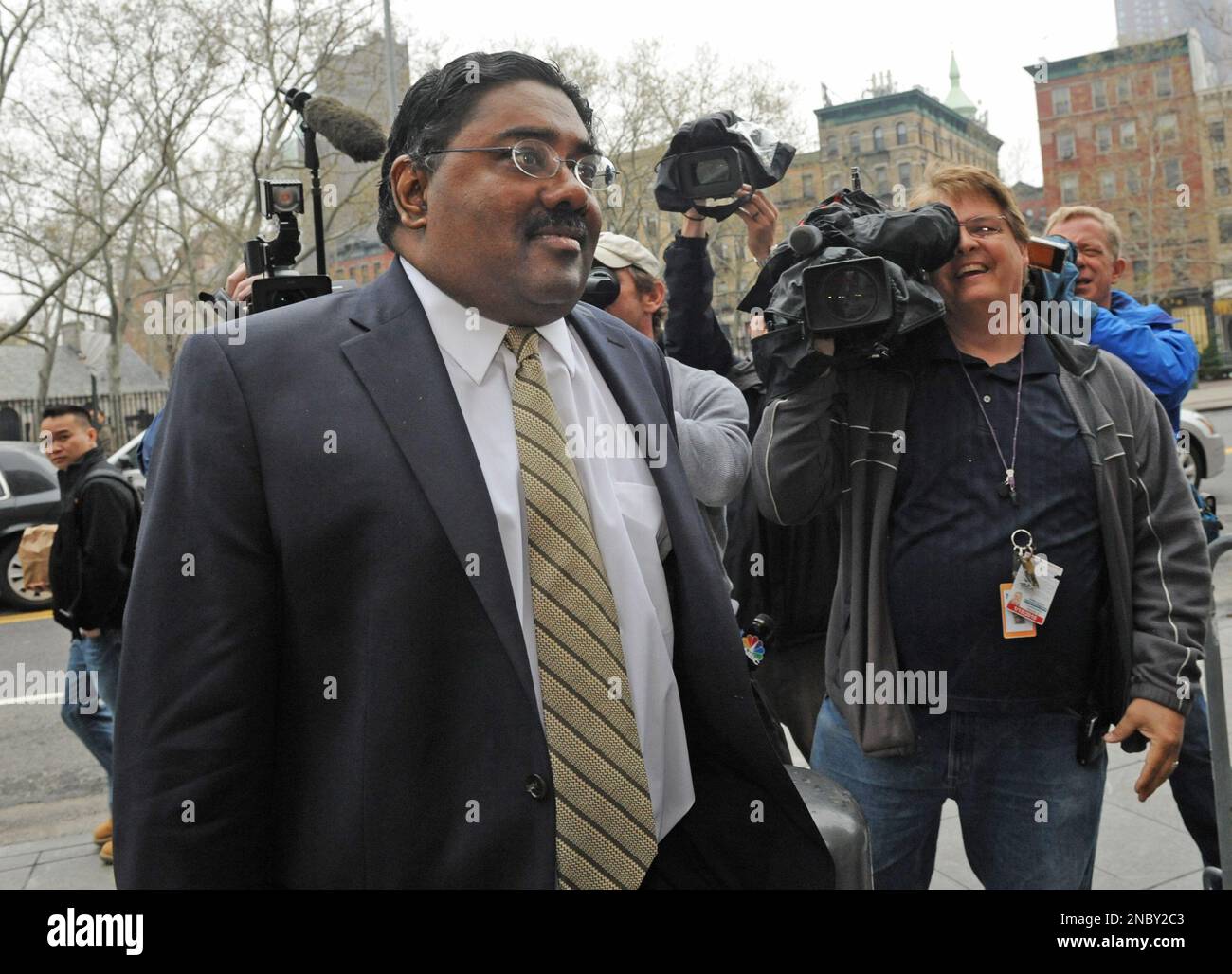 Billionaire co founder of Galleon Group Raj Rajaratnam enters