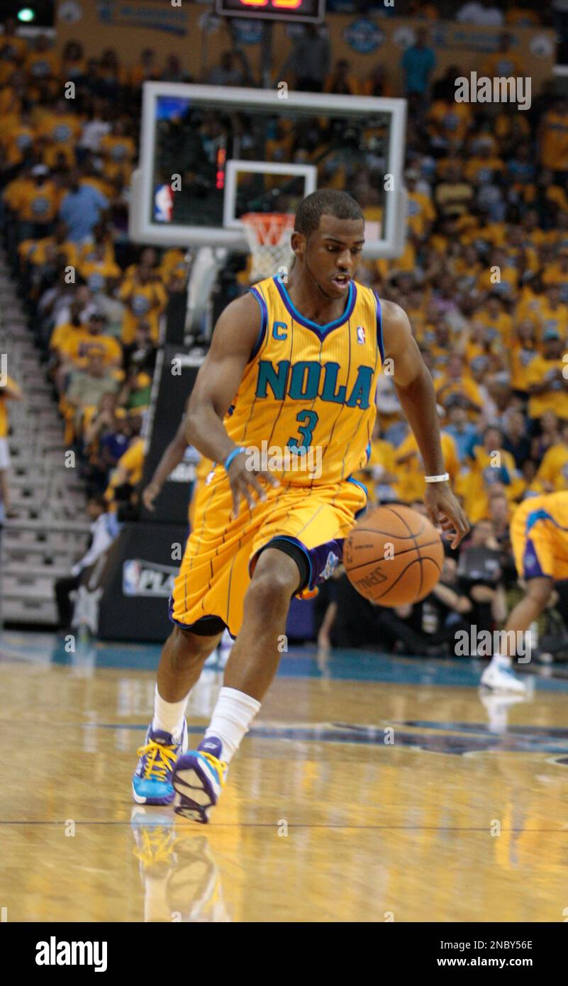 New Orleans Hornets Point Guard Chris Paul 3 During Game 3 Of A First new-orleans-hornets-point-guard-chris-paul-3-during-game-3-of-a-first