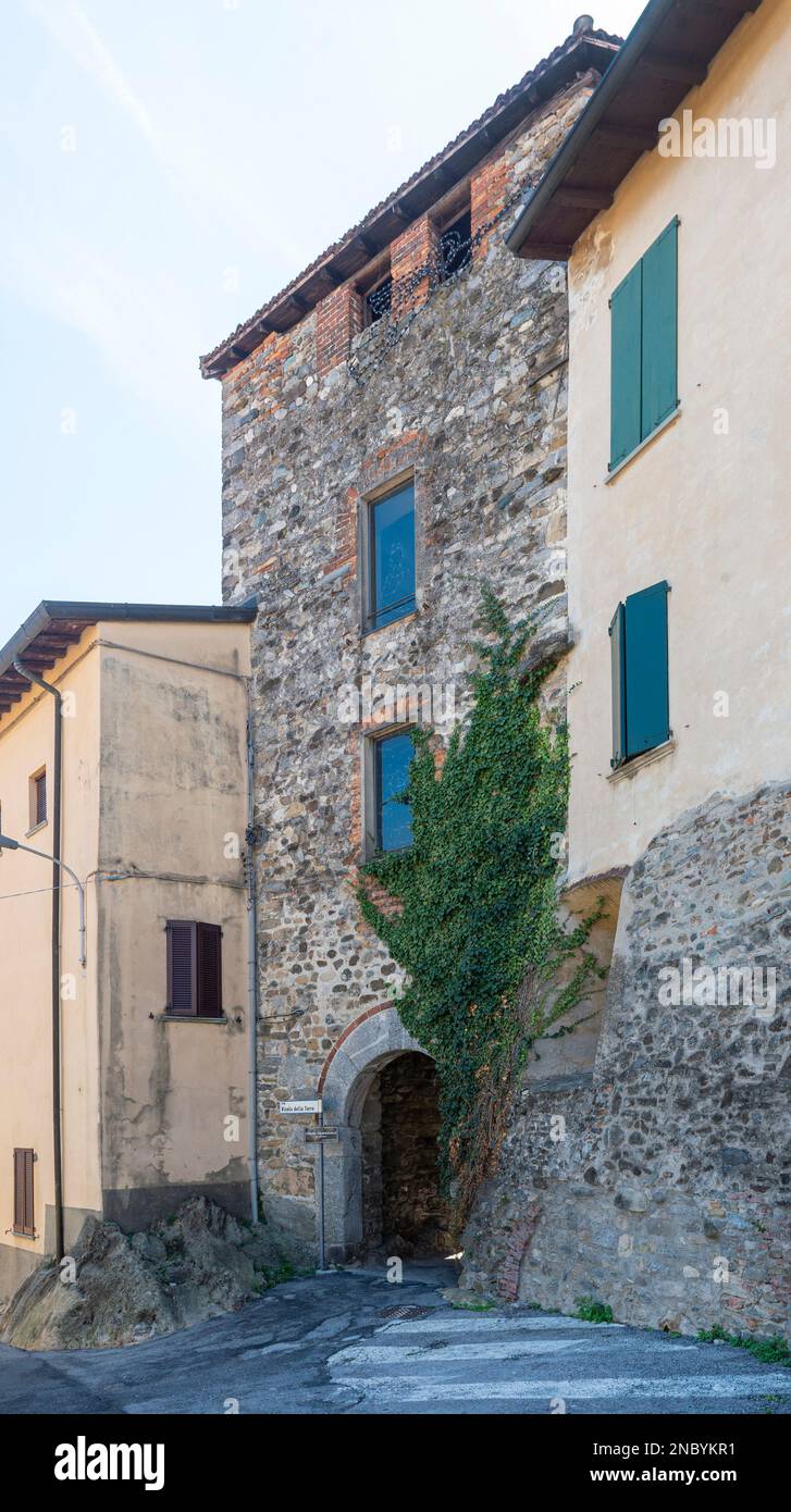 Perego Italy village partial view and tower, perego, italy Stock Photo - Alamy