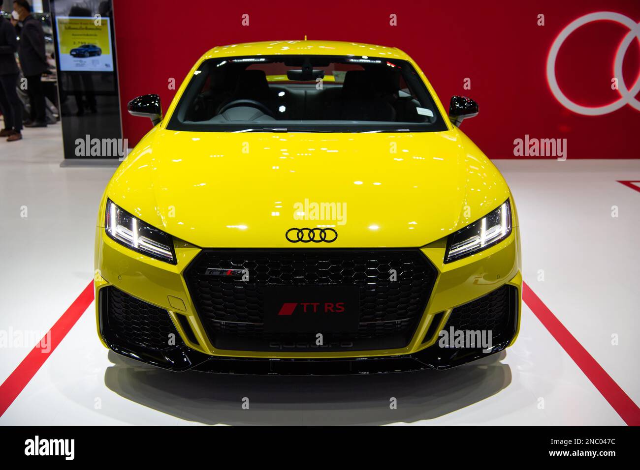 Audi TT RS on display at The 39th Thailand International Motor Expo 2022 on November 30, 2022 in Nonthaburi, Thailand. Stock Photo