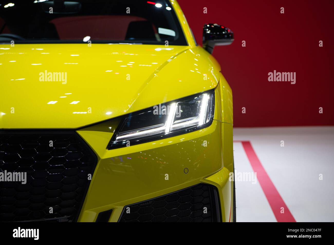 Audi TT RS on display at The 39th Thailand International Motor Expo 2022 on November 30, 2022 in Nonthaburi, Thailand. Stock Photo
