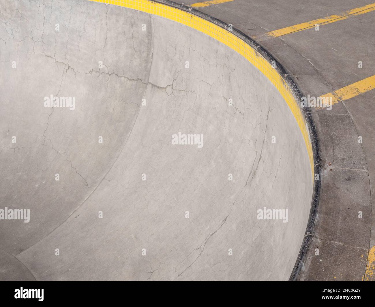 Skate Park Pool Bowl Concrete Detail Photo Stock Photo - Alamy