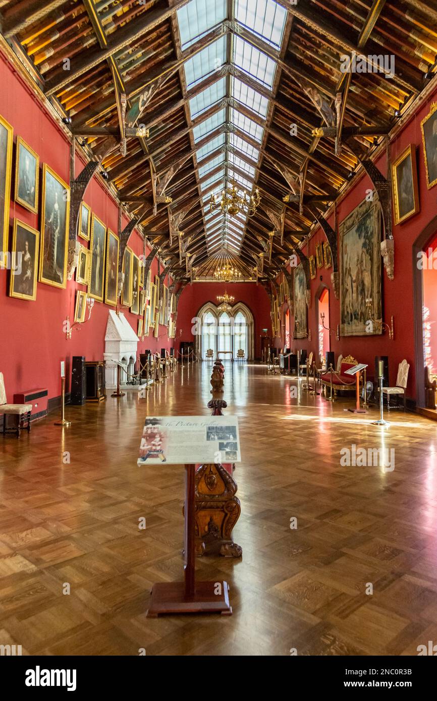 Picture Gallery Kilkenny Castle Ireland Interior Stock Photo Alamy