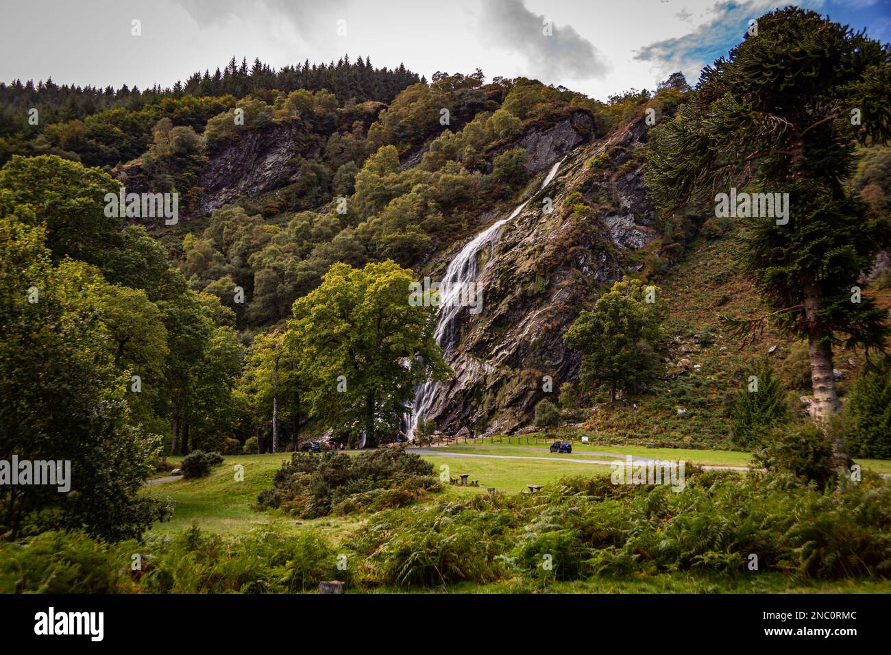 Powerscourt Waterfall, Ireland Stock Photo