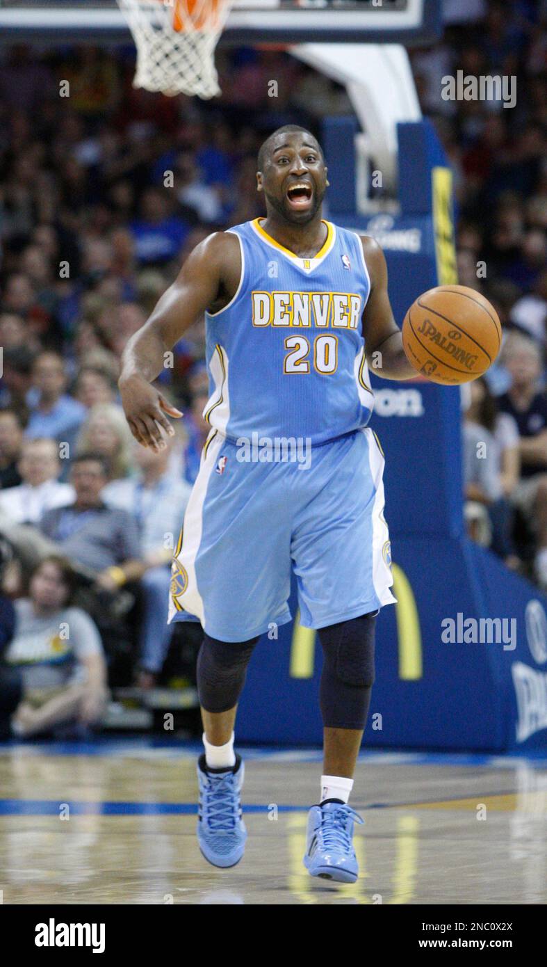 Denver Nuggets guard Raymond Felton in an NBA basketball game in ...