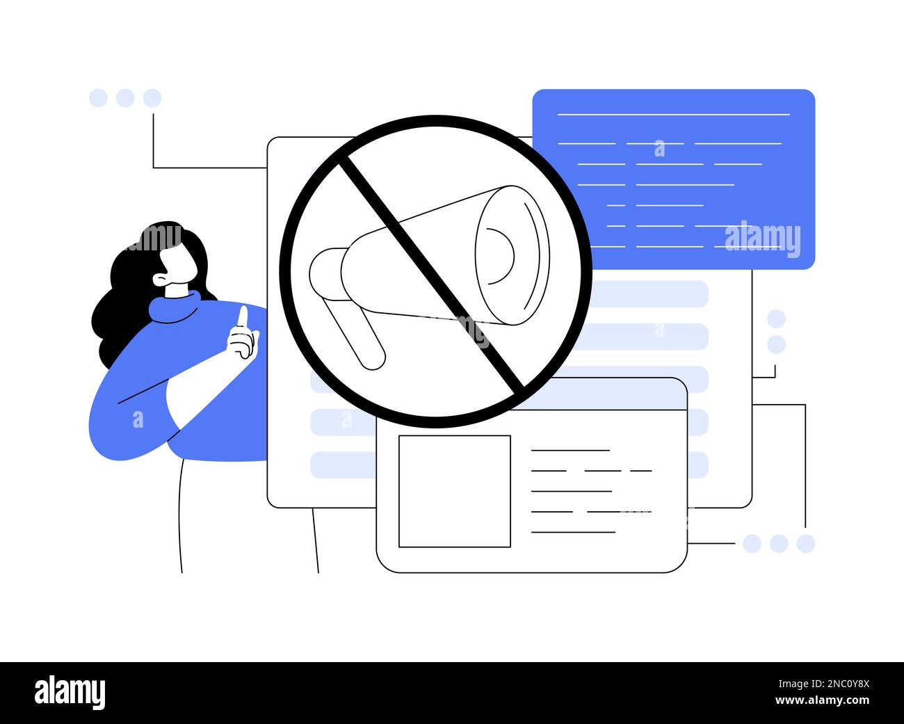 Fake news abstract concept vector illustration Stock Vector Image & Art ...