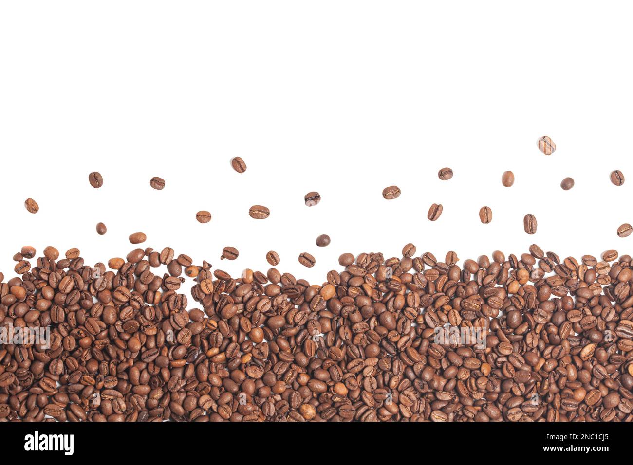 Coffee Beans isolated on white background Stock Photo - Alamy