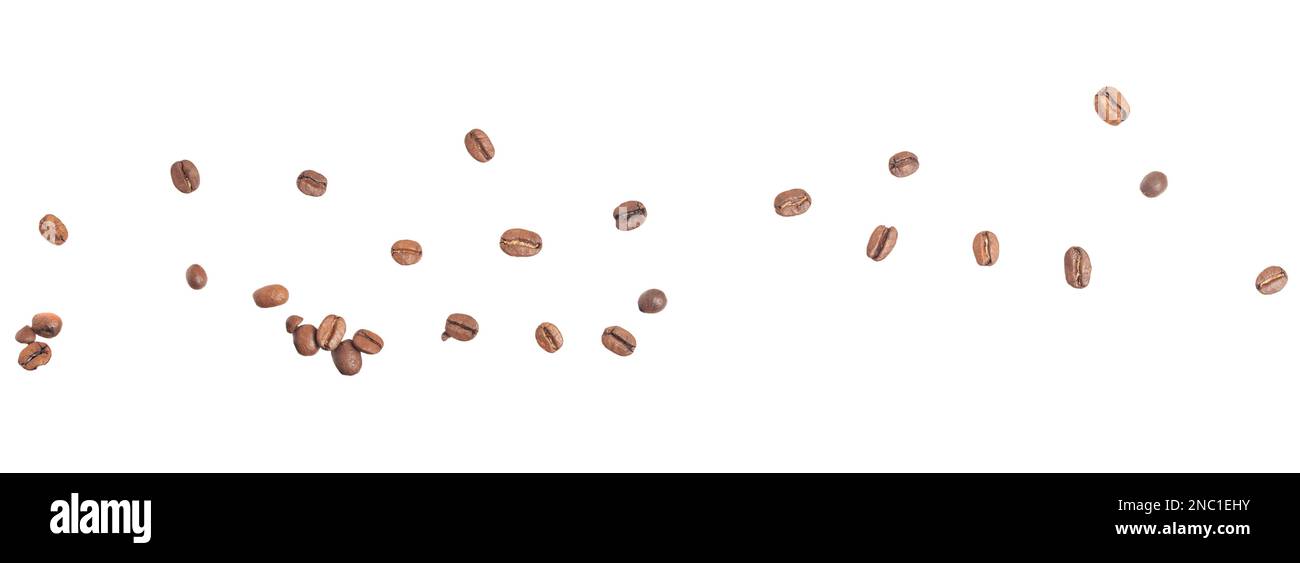Coffee Beans isolated on white background Stock Photo - Alamy
