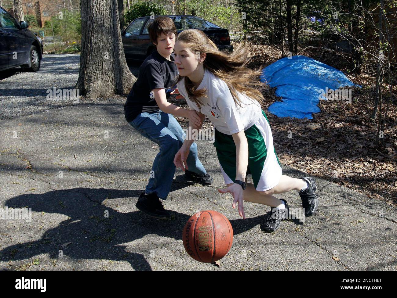 In this March 29, 2011 photo, homeschooler Rebecca Lobach plays