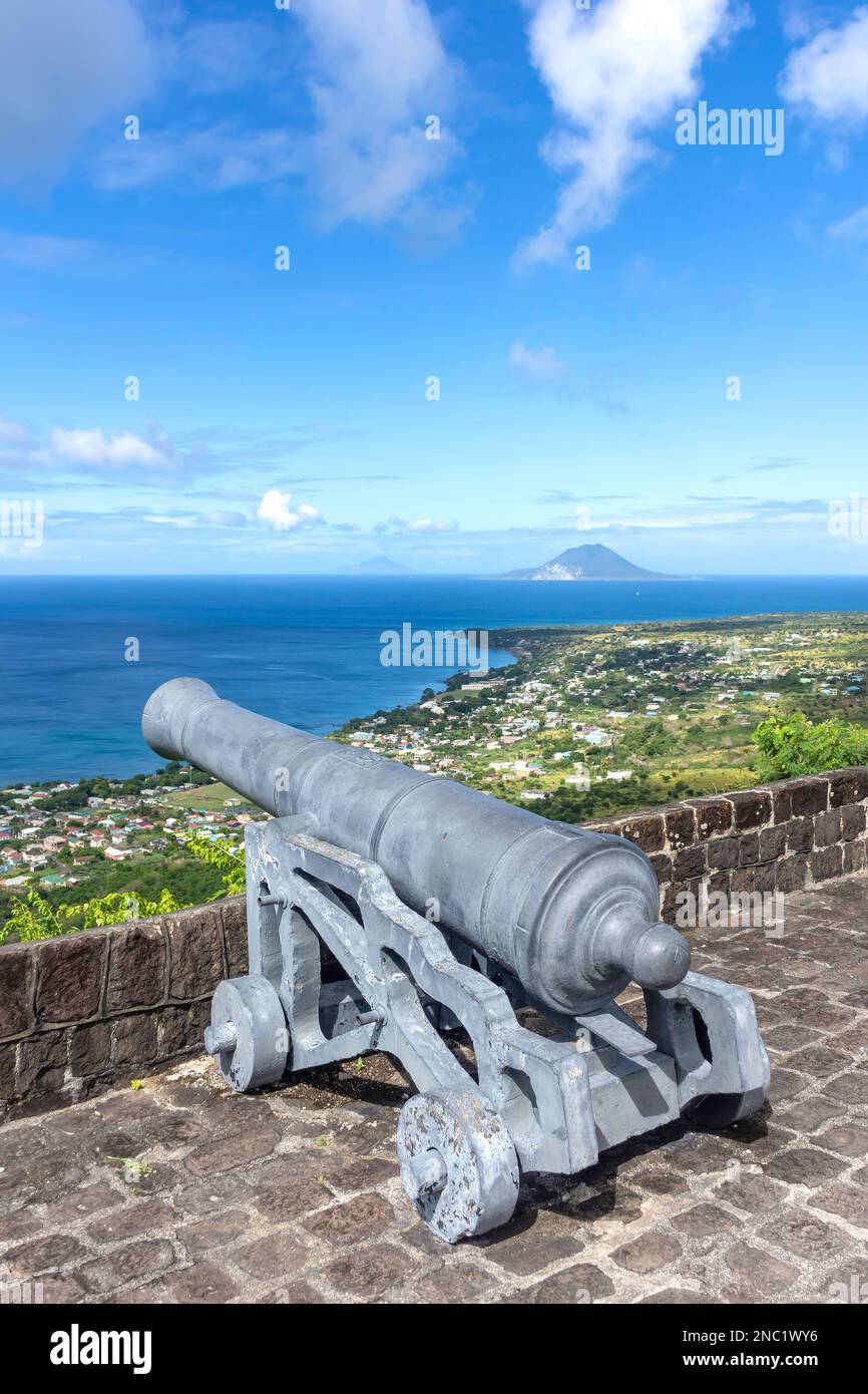 Western Place of Arms, Fort George, Brimstone Hill Fortress National Park, Sandy Point Town, St. Kitts, St. Kitts and Nevis, Caribbean Stock Photo