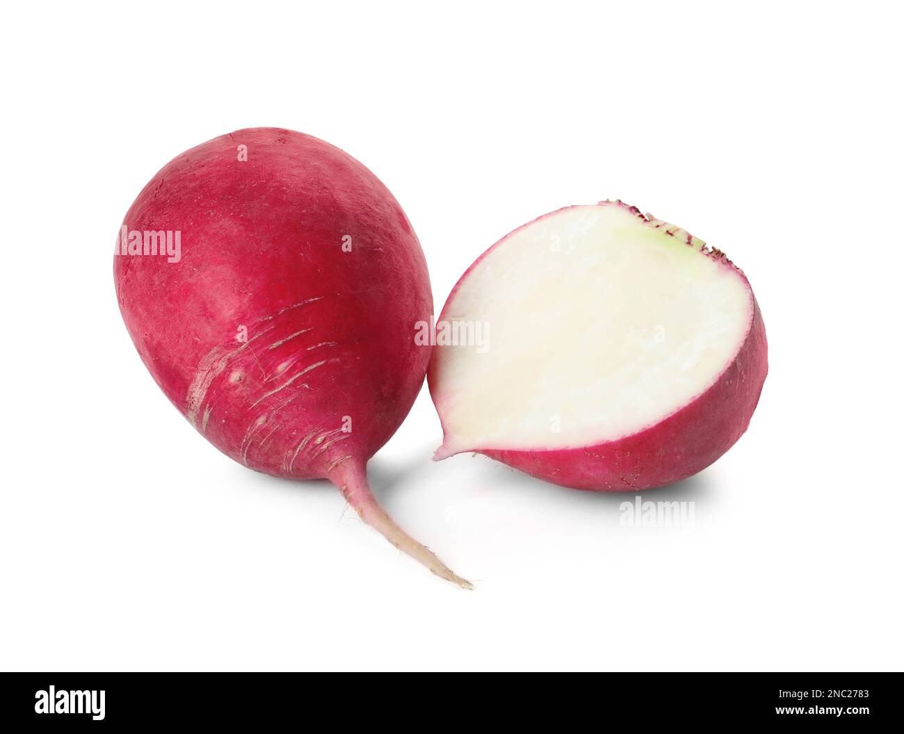 Cut and whole fresh ripe turnips on white background Stock Photo Alamy