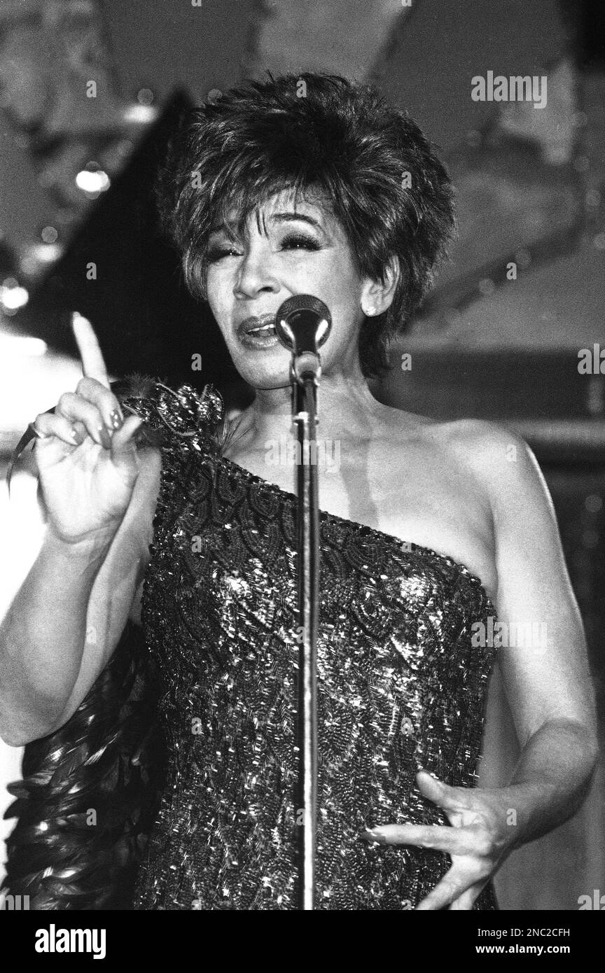 Welsh Singer Shirley Bassey Performs On April 29 1987 In Berlin Germany Ap Photo Rainer