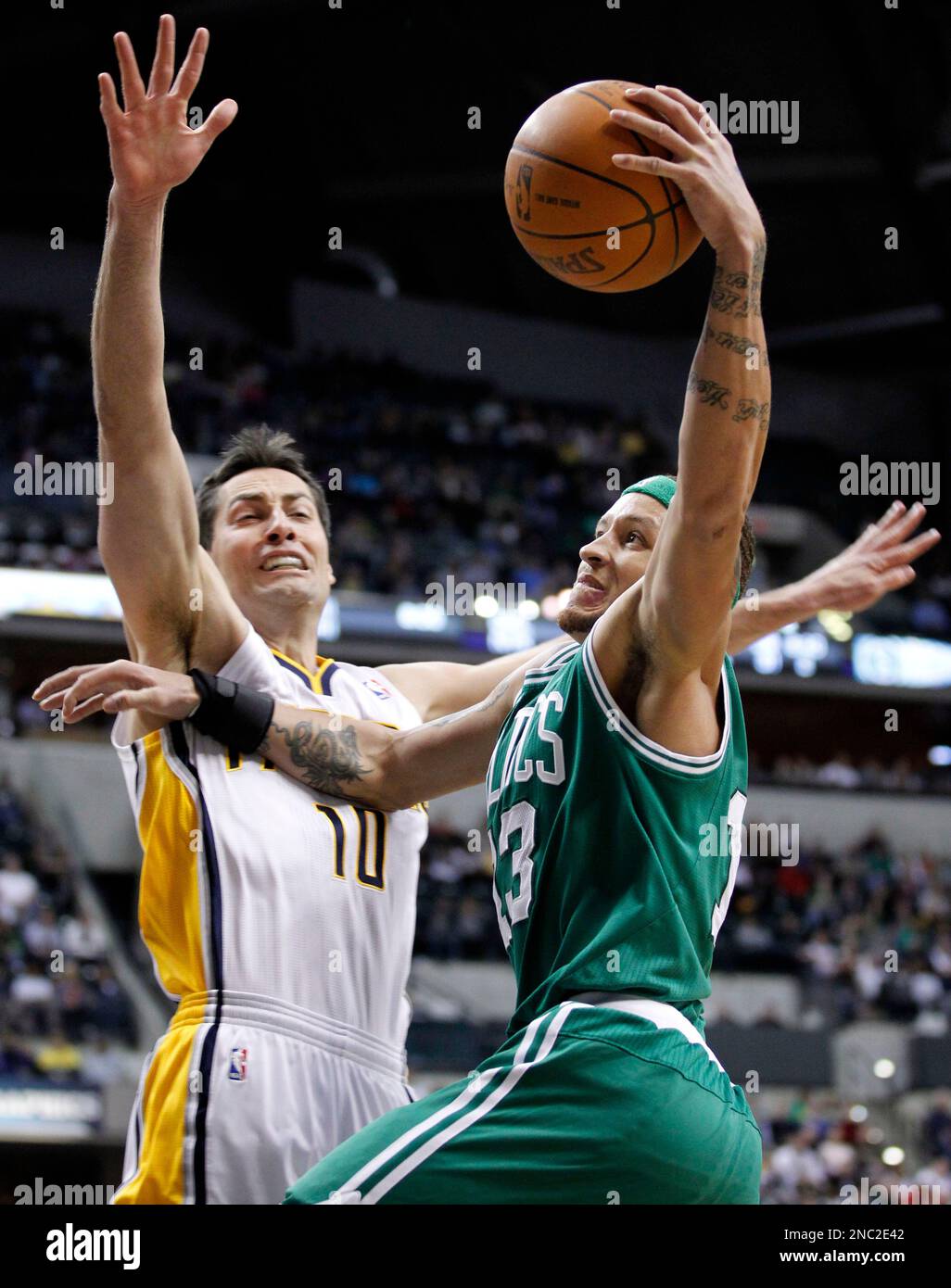 Celtics guard Delonte West returns against the Indiana Pacers, but