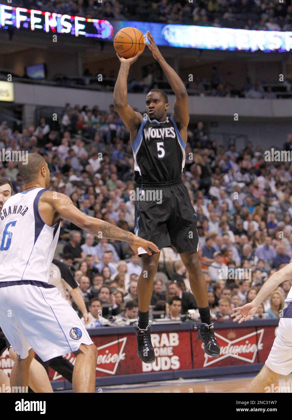 Minnesota Timberwolves small forward Martell Webster (5) during the NBA ...