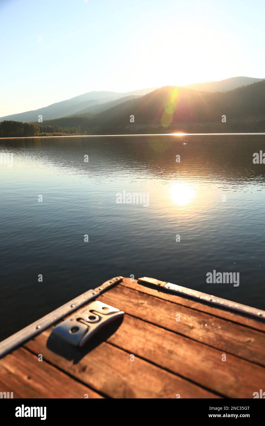 Moyie Lake is such a nice little gem hidden in British-Columbia. It deserves more attention. Stock Photo
