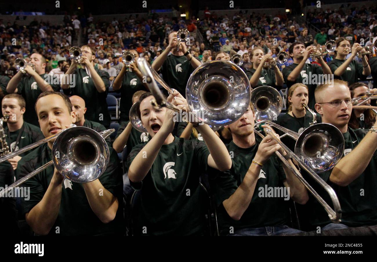 The UCLA band plays during a Southeast regional second-round NCAA ...