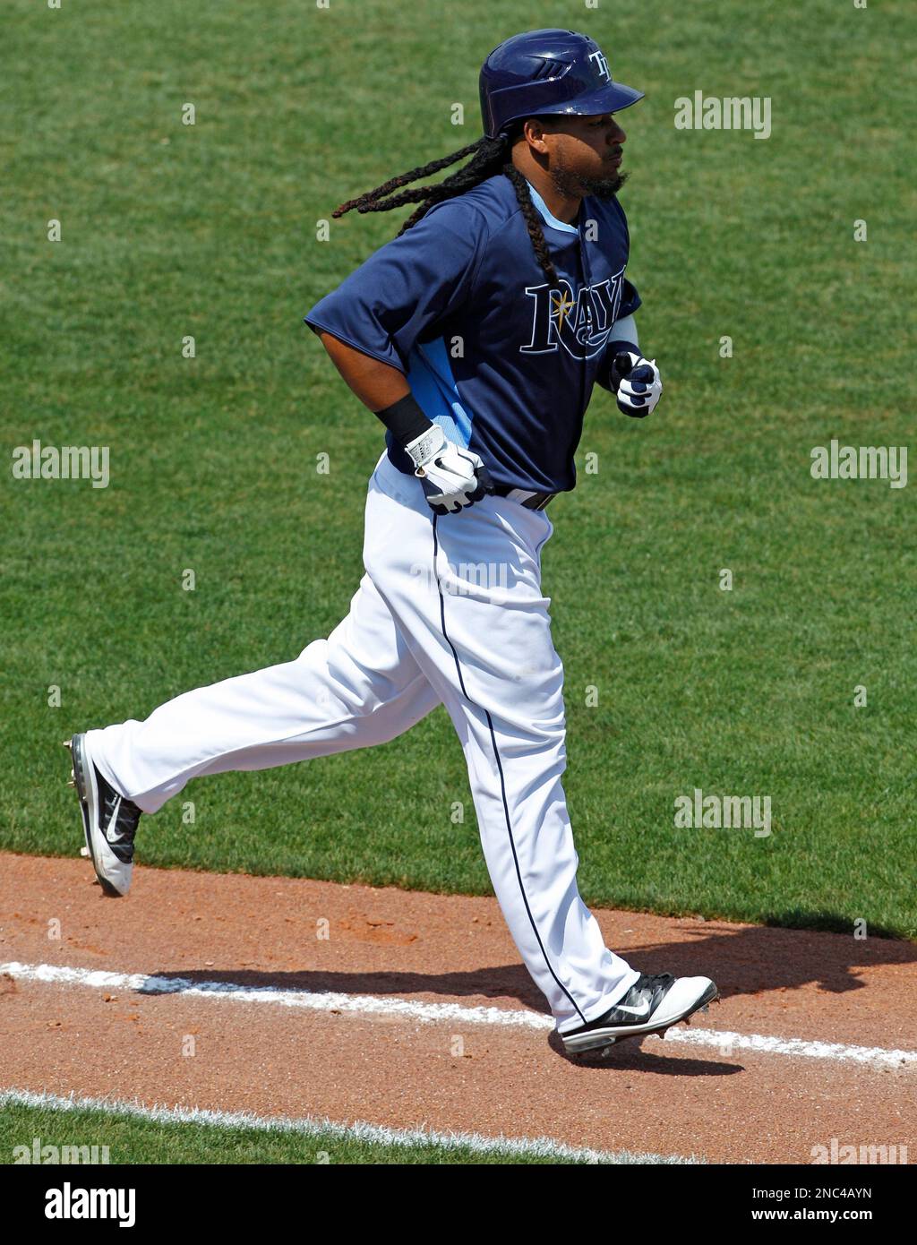 Tampa Bay Rays outfielder Manny Ramirez during a spring training