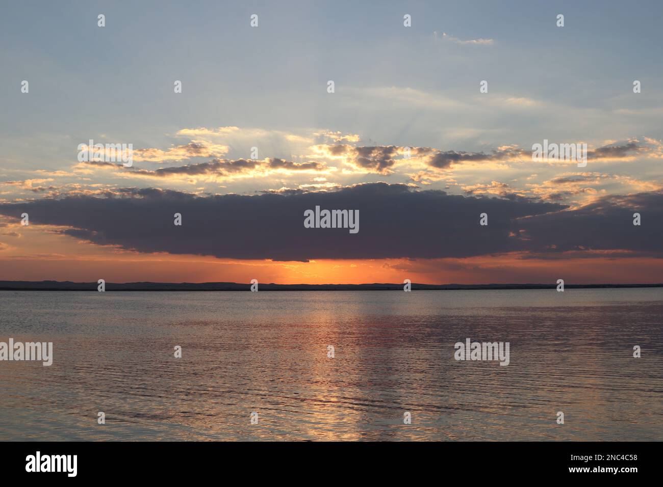 Sunset in siwa oasis Stock Photo - Alamy