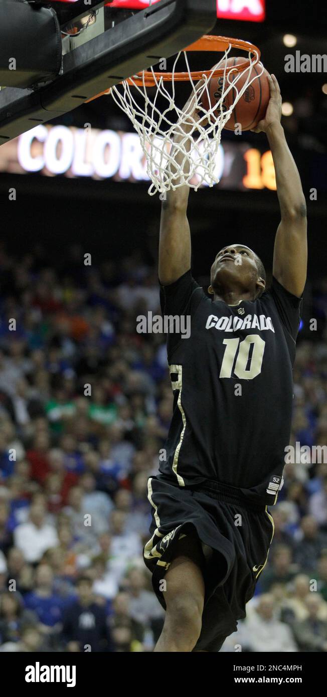 Colorado guard Alec Burks (10) during the first half of an NCAA college