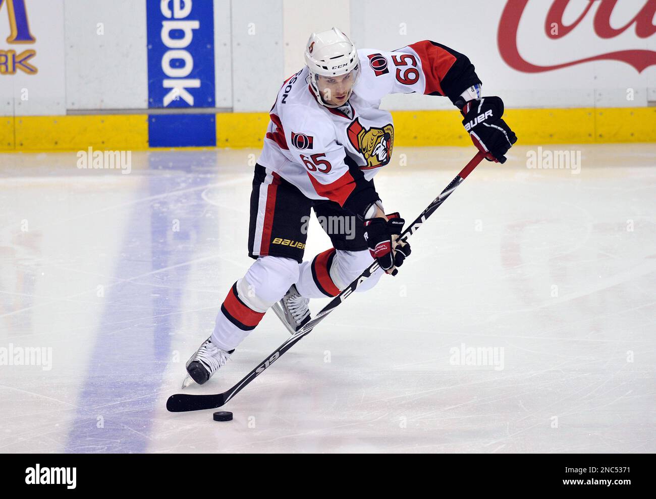 Ottawa Senators defenseman Erik Karlsson (65) during a game against the ...