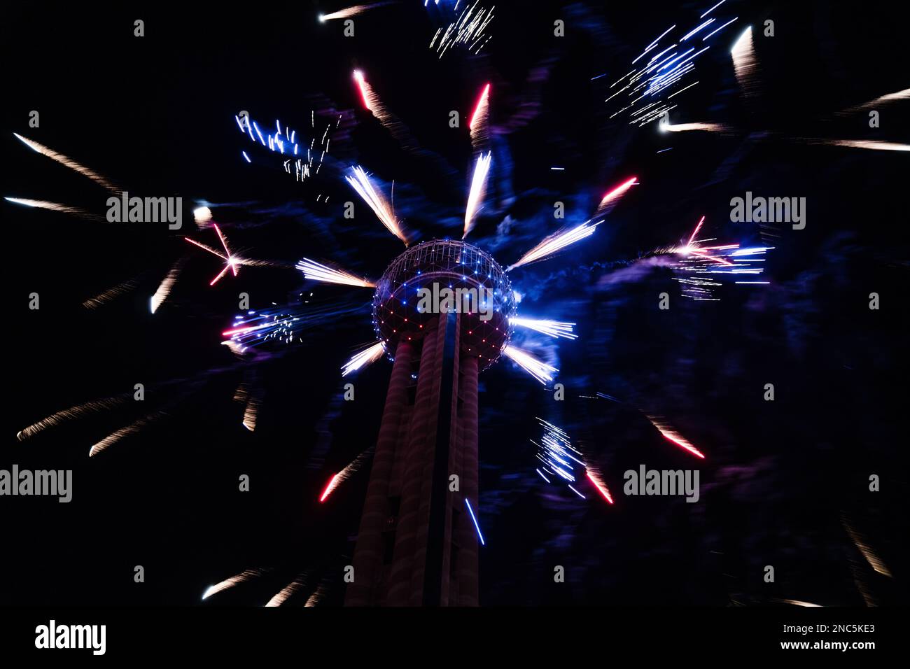 Dallas New Years Eve Stock Photo Alamy