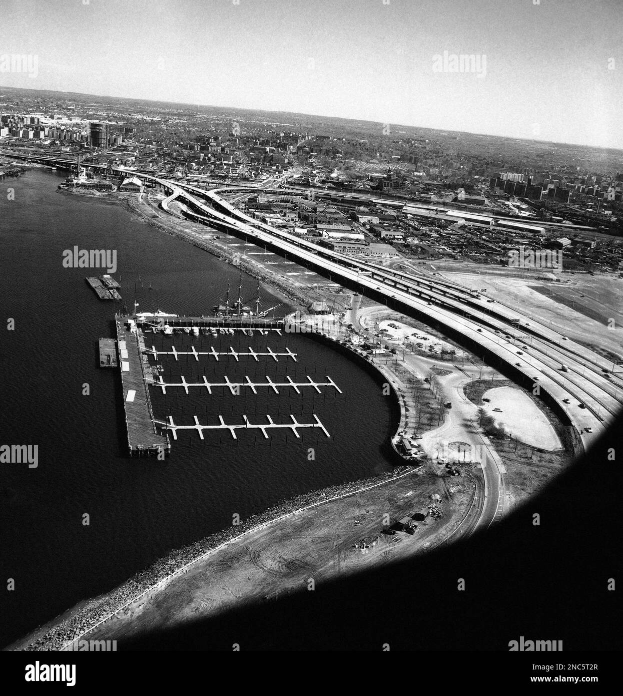 Existing dock, above, will be incorporated into the Fair’s Marina of the Future under