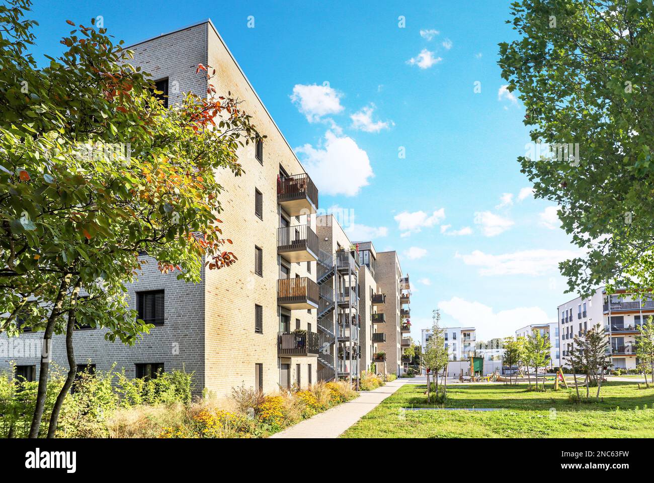 Illustration of Green Urban Apartments