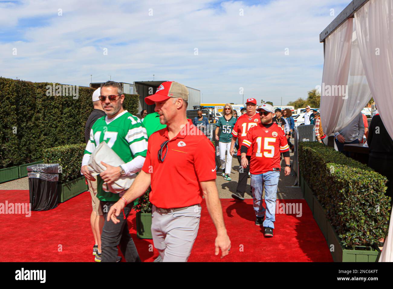 Bullseye Event Group’s exclusive Players Tailgate before the Super Bowl