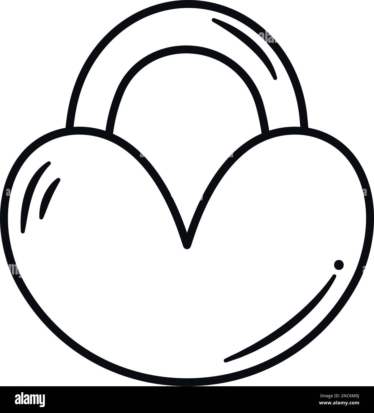 heart padlock icon Stock Vector Image & Art - Alamy