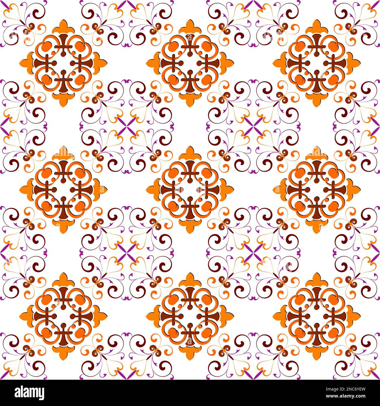 A traditional ornament of the peoples and countries of Asia, in which saturated colors attract luck and wealth. Women's woven carpets with ornament em Stock Vector